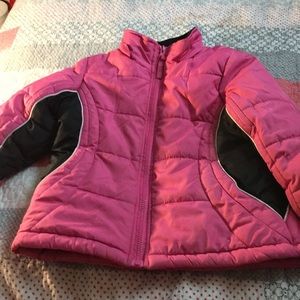 Pink winter coat